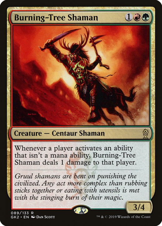 Burning-Tree Shaman Full hd image