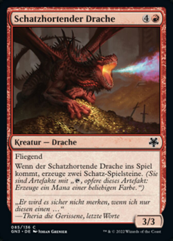 Schatzhortender Drache