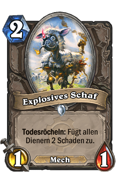 Explosives Schaf