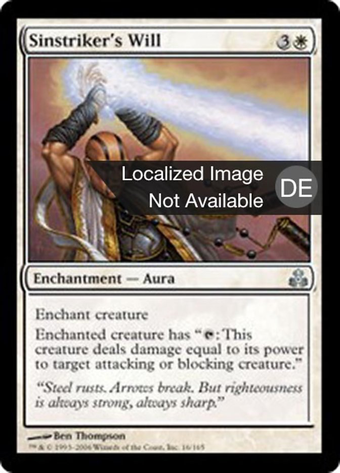 Sinstriker's Will Full hd image