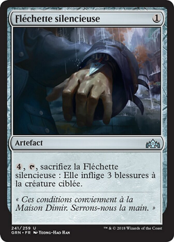 Fléchette silencieuse