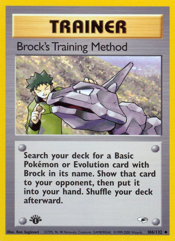 Brock's Training Method G1 106 Crop image Wallpaper