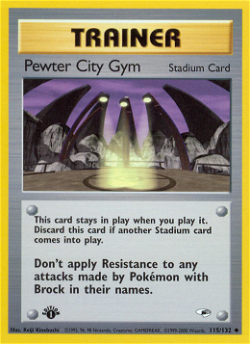 Pewter City Gym G1 115