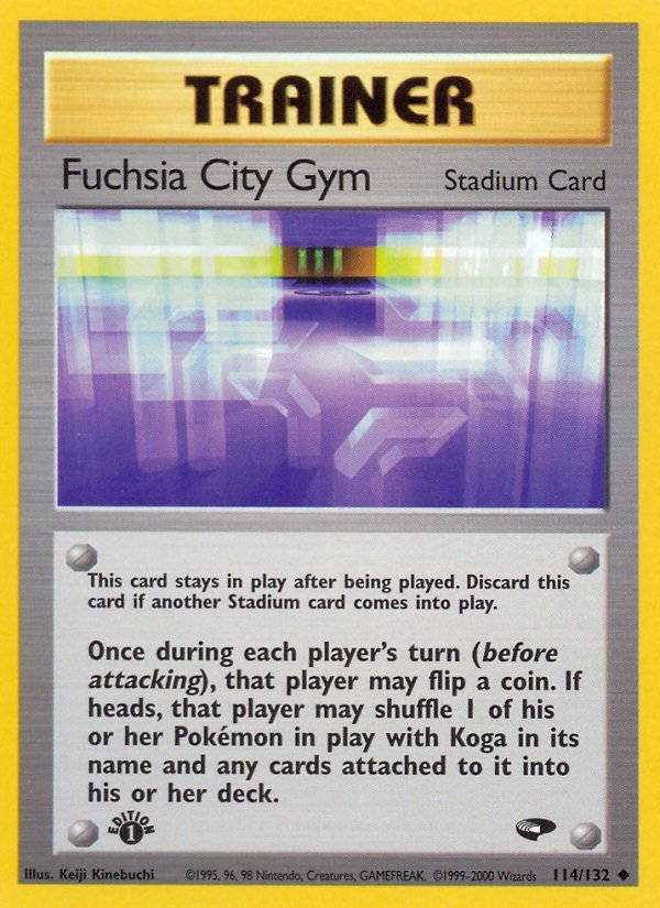 Fuchsia City Gym G2 114 Crop image Wallpaper
