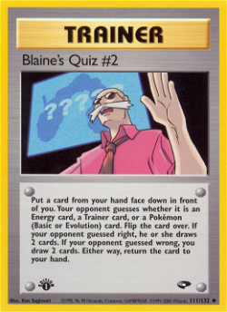 El cuestionario de Blaine #2 G2 111.