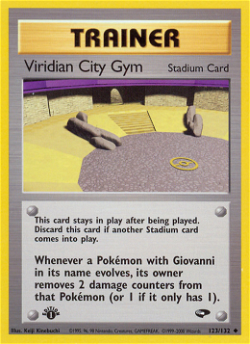 Viridian City Gym G2 123