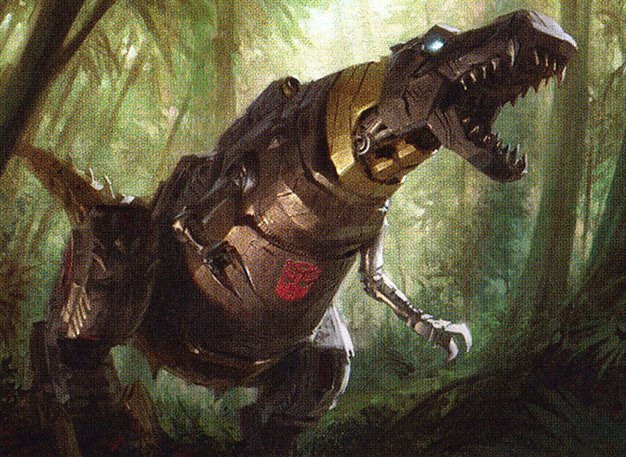 Grimlock, Dinobot Leader // Grimlock, Ferocious King Crop image Wallpaper