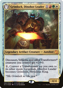 Grimlock, Dinobot Leader // Grimlock, Ferocious King