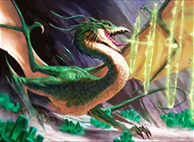 A-Emerald Dragon // A-Dissonant Wave Crop image Wallpaper