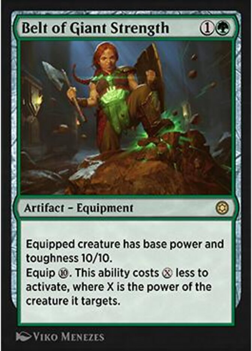 Belt of giant strength magic the gathering mtg cards