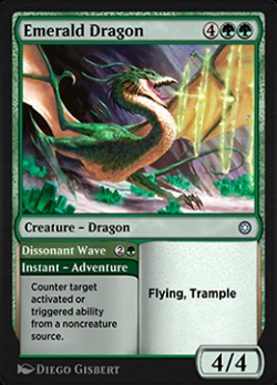 Emerald Dragon // Dissonant Wave image