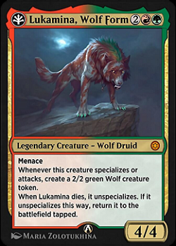 Lukamina, Wolf Form image