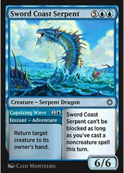 Sword Coast Serpent // Capsizing Wave image