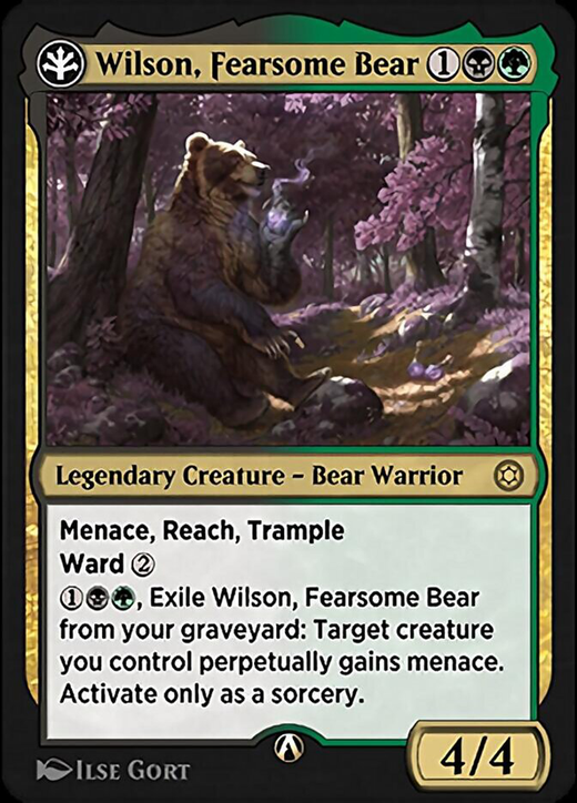威尔逊，可畏的熊 image
