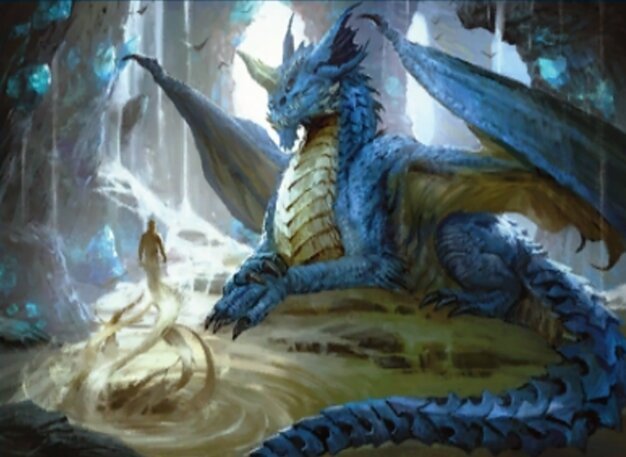A-Young Blue Dragon // A-Sand Augury Crop image Wallpaper