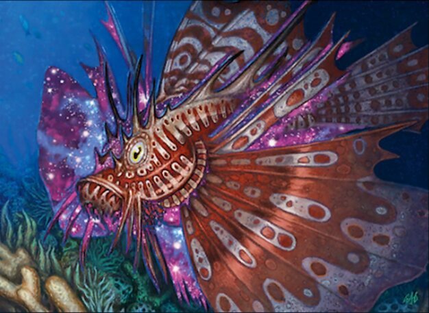 Stinging Lionfish Crop image Wallpaper