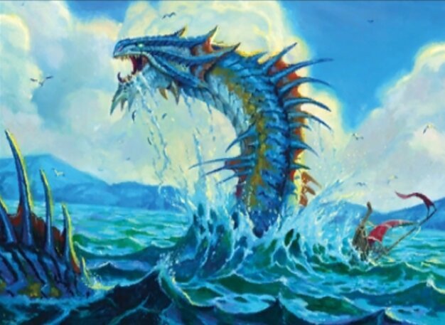 Sword Coast Serpent // Capsizing Wave Crop image Wallpaper