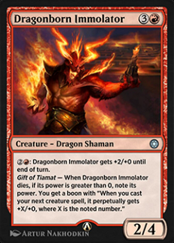 Un Dragonide Immolatore