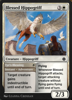 Blessed Hippogriff // Tyr's Blessing
축복받은 히포그리프 // 티르의 축복