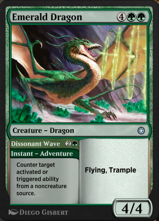 Emerald Dragon // Dissonant Wave Full hd image