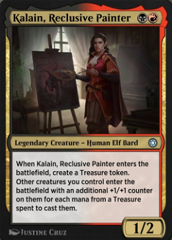 Kalain, pintora solitaria
