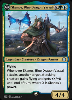 Skanos, vasallo dragón azul image