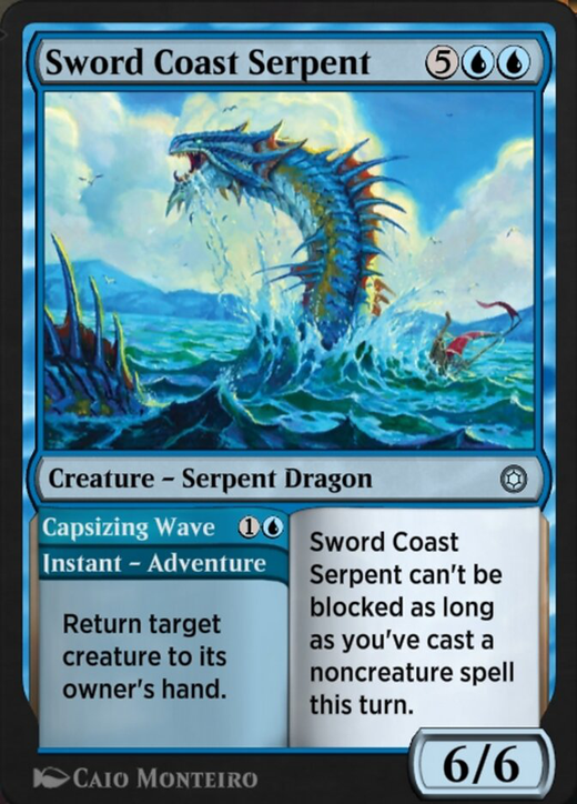 Sword Coast Serpent // Capsizing Wave Full hd image