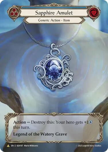 Sapphire Amulet | Flesh and Blood FAB Cards