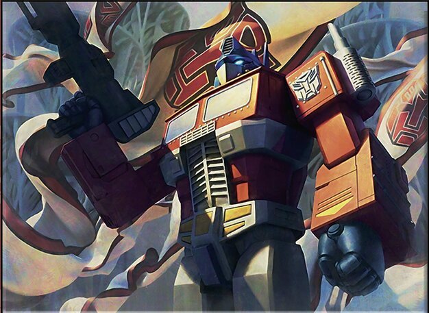 Optimus Prime, Inspiring Leader Crop image Wallpaper