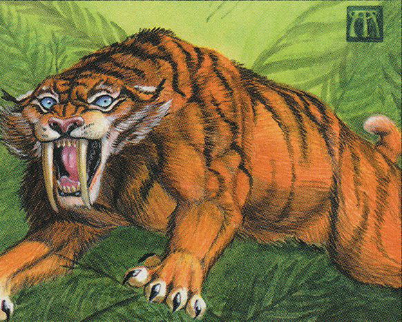 Sabretooth Tiger | Magic: the Gathering MTG Cards