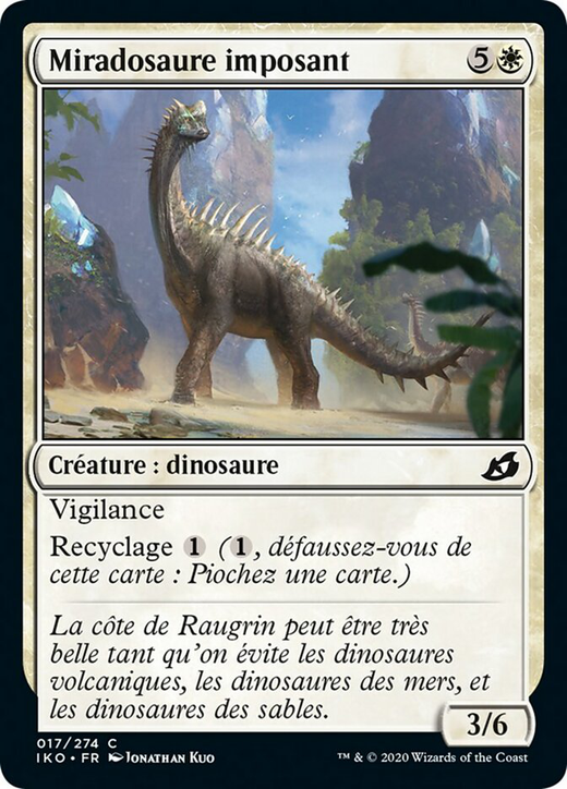 Miradosaure imposant image