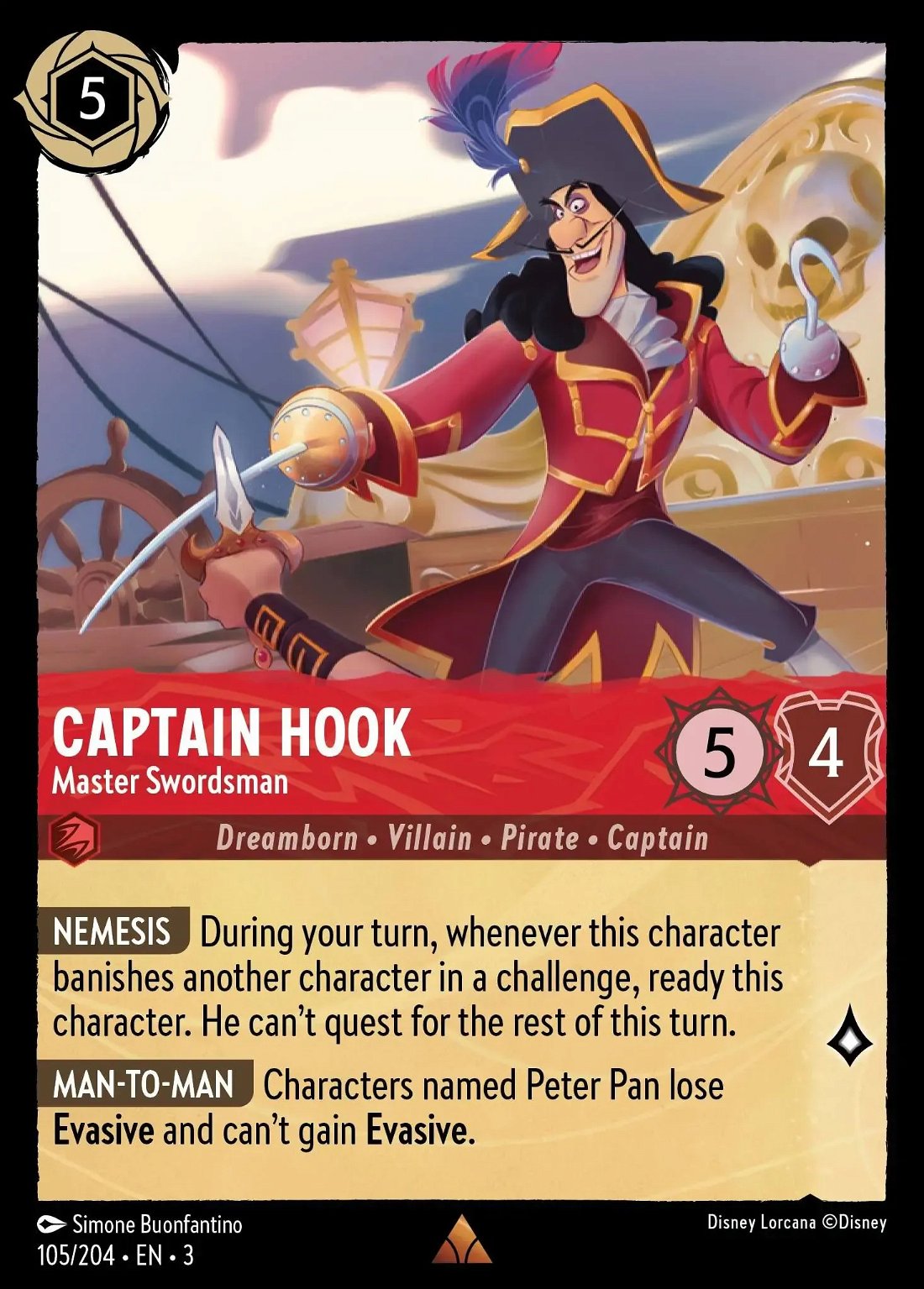 Captain Hook - Master Swordsman Crop image Wallpaper