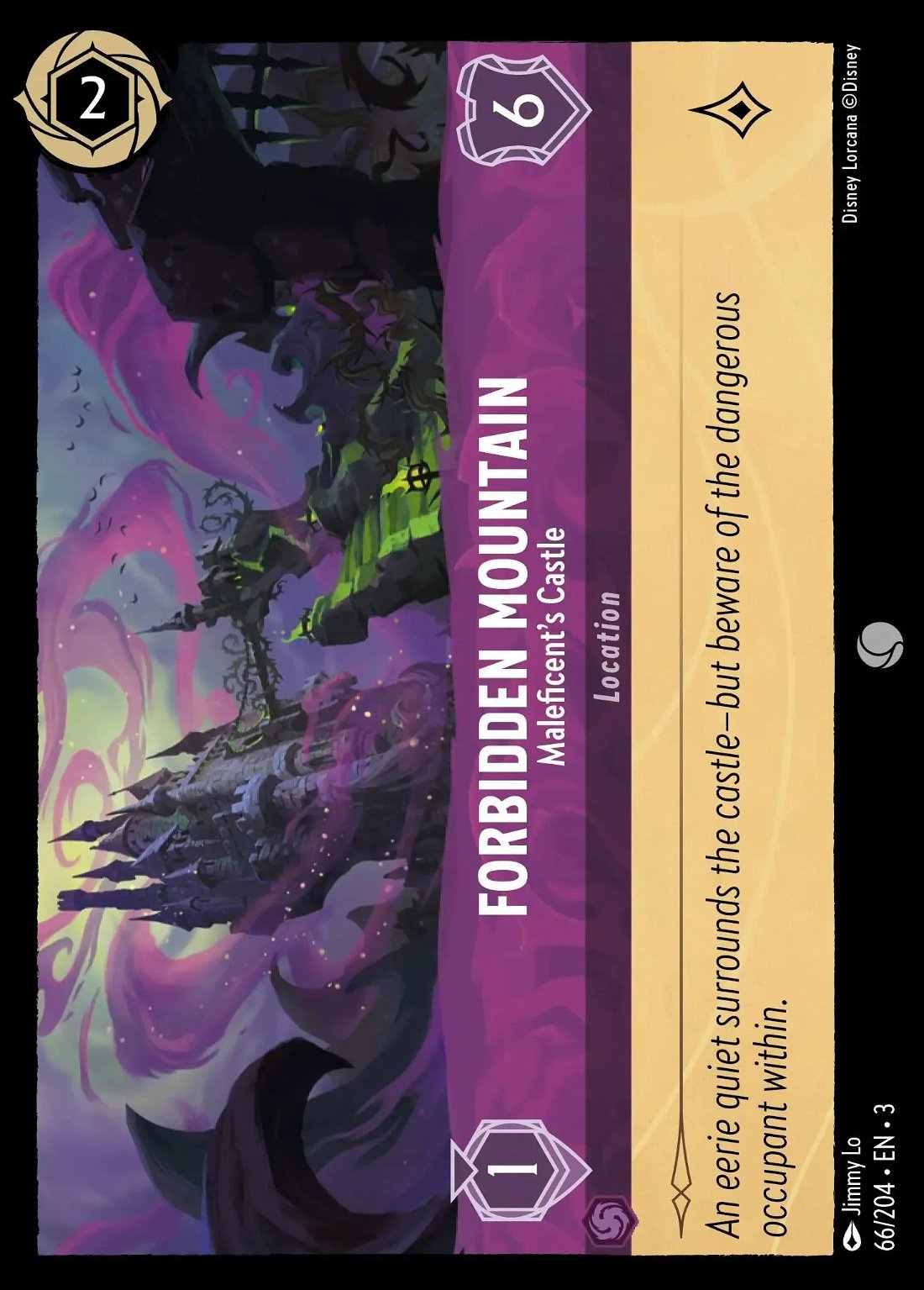 Forbidden Mountain - Maleficent's Castle Crop image Wallpaper