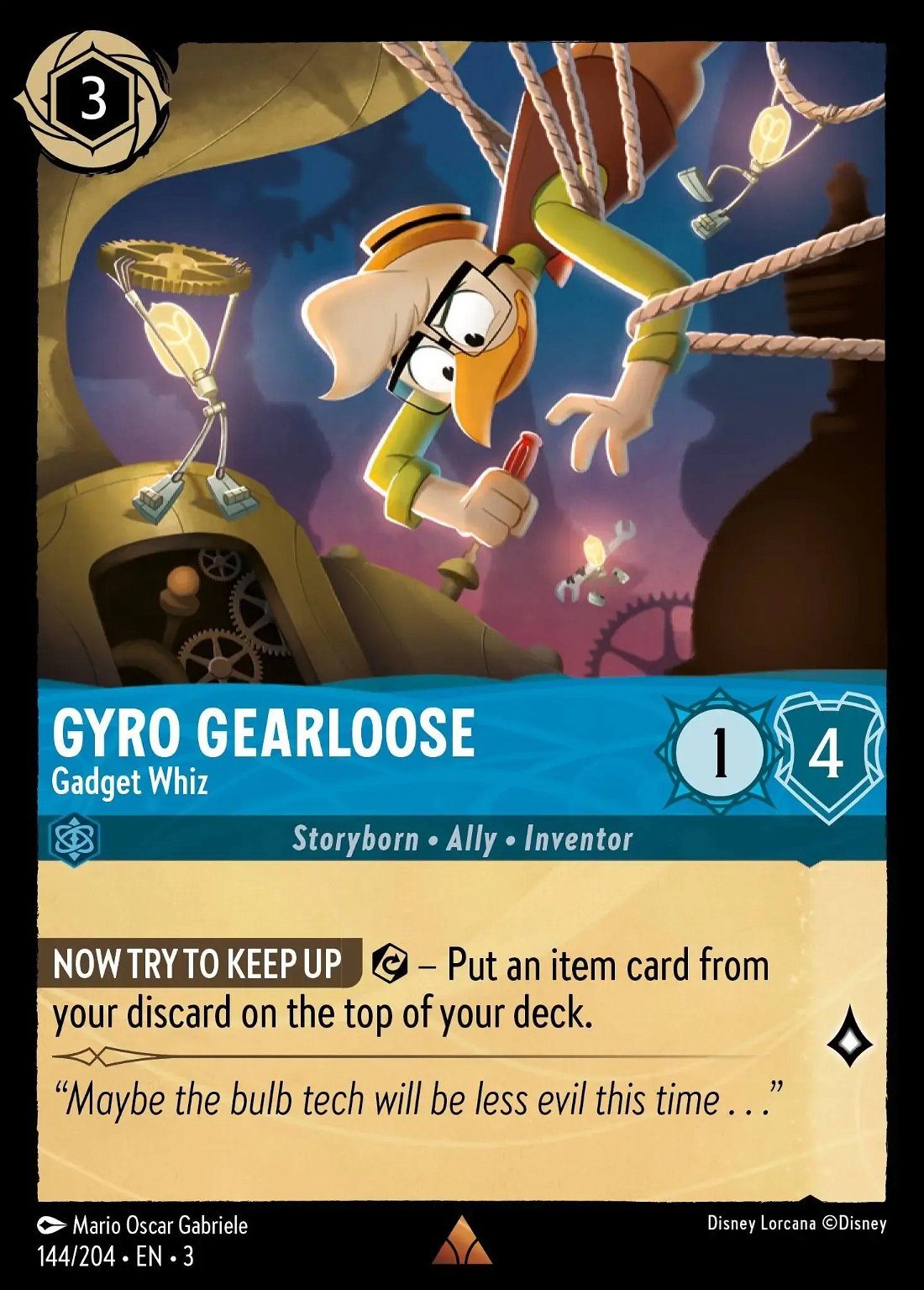 Gyro Gearloose - Gadget Whiz Crop image Wallpaper