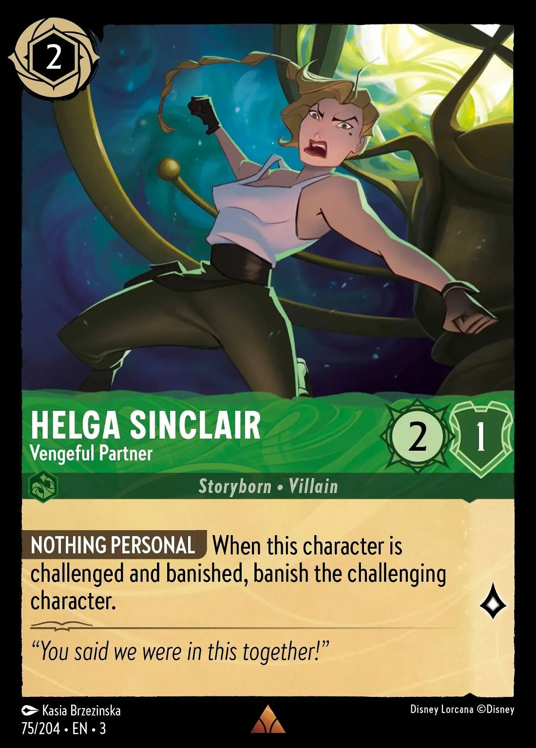 Helga Sinclair - Vengeful Partner Crop image Wallpaper