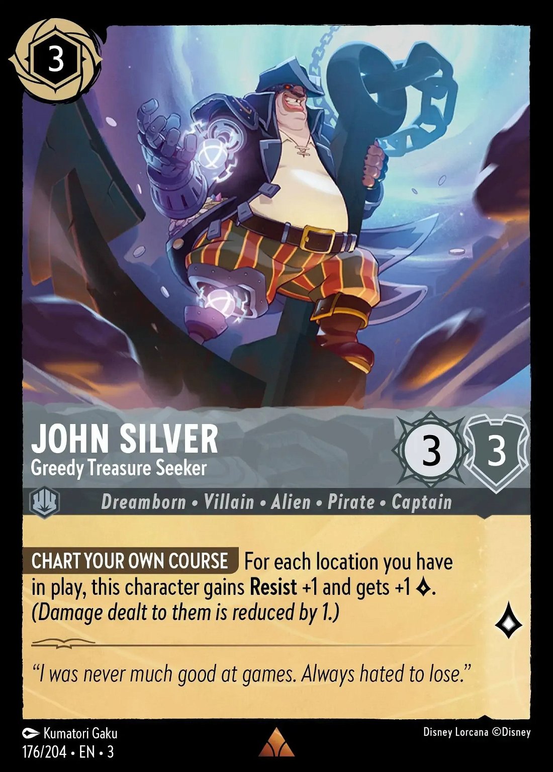 John Silver - Greedy Treasure Seeker Crop image Wallpaper