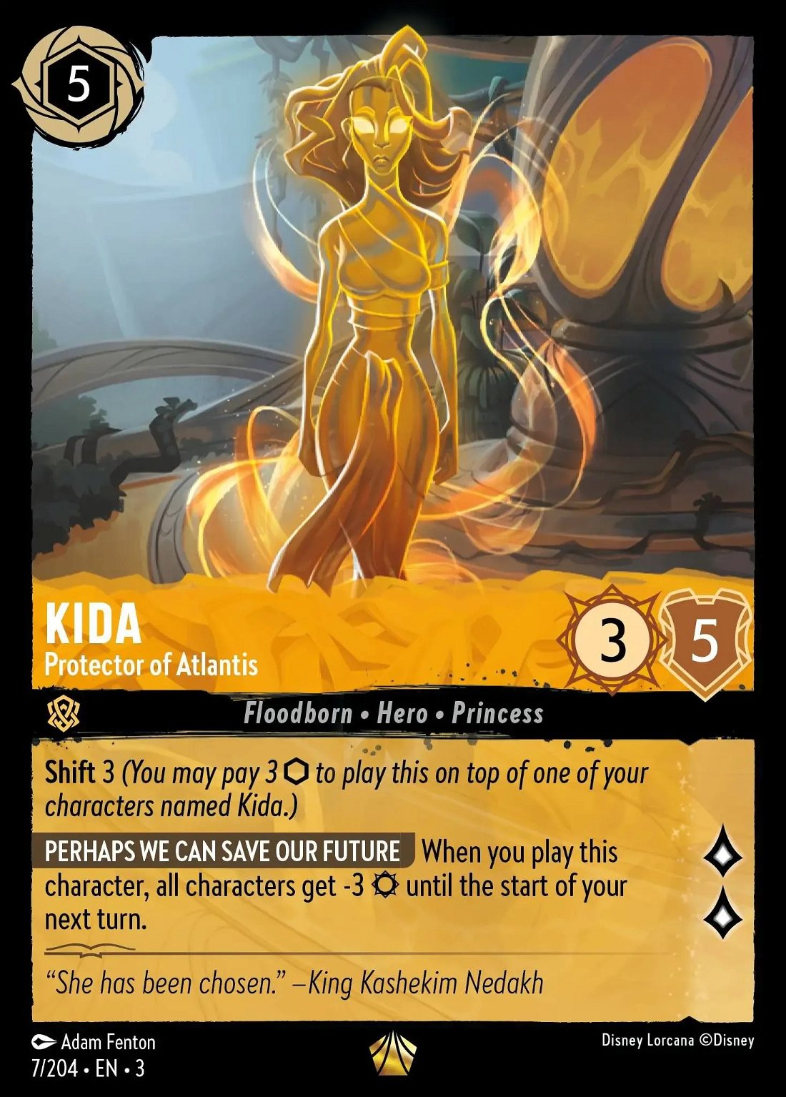 Kida - Protector of Atlantis Crop image Wallpaper
