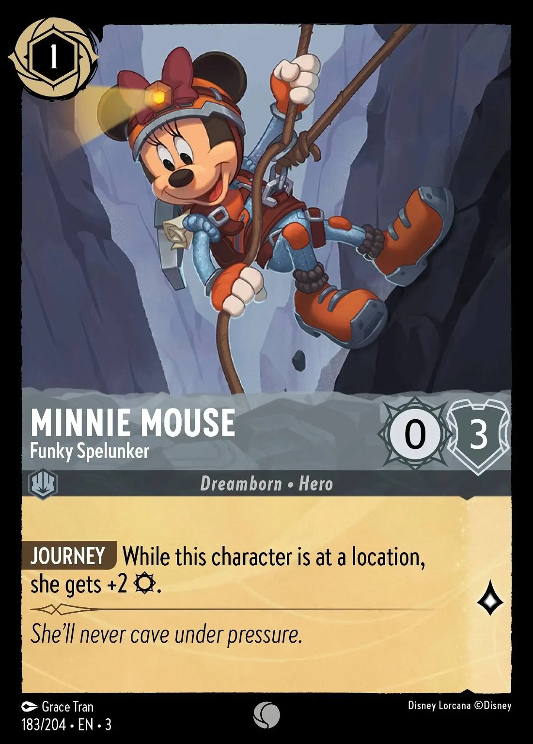 Minnie Mouse - Funky Spelunker Crop image Wallpaper