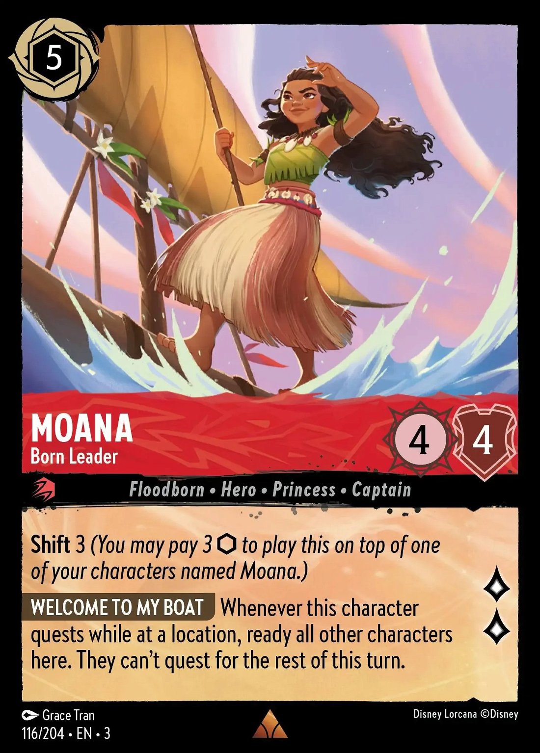 Moana - Born Leader Crop image Wallpaper