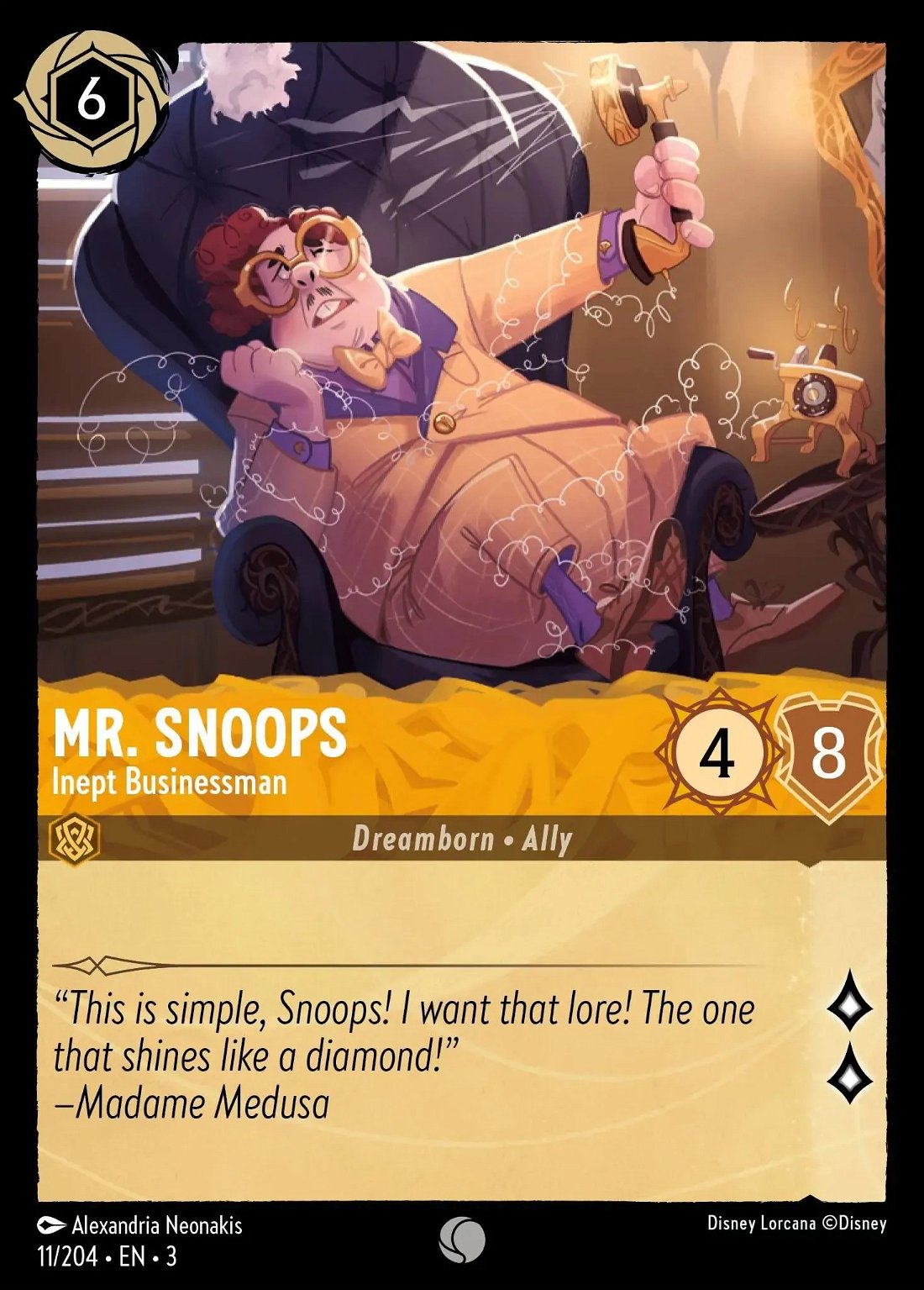 Mr. Snoops - Inept Businessman Crop image Wallpaper
