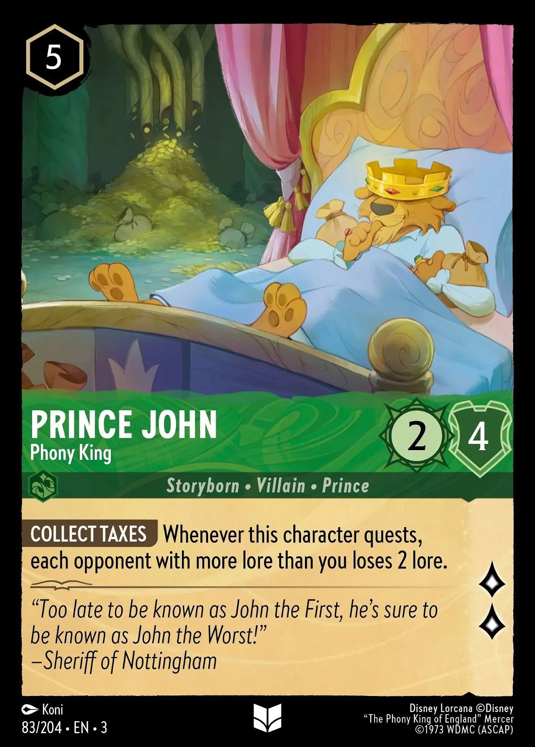 Prince John - Phony King Crop image Wallpaper