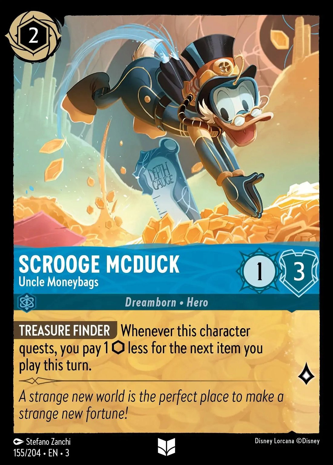Scrooge McDuck - Uncle Moneybags Crop image Wallpaper