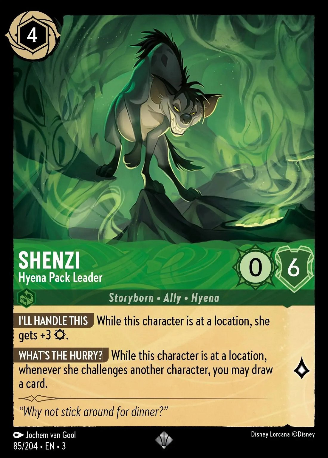 Shenzi - Hyena Pack Leader Crop image Wallpaper