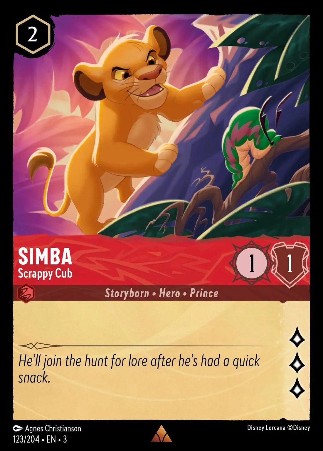 Simba - Scrappy Cub Crop image Wallpaper