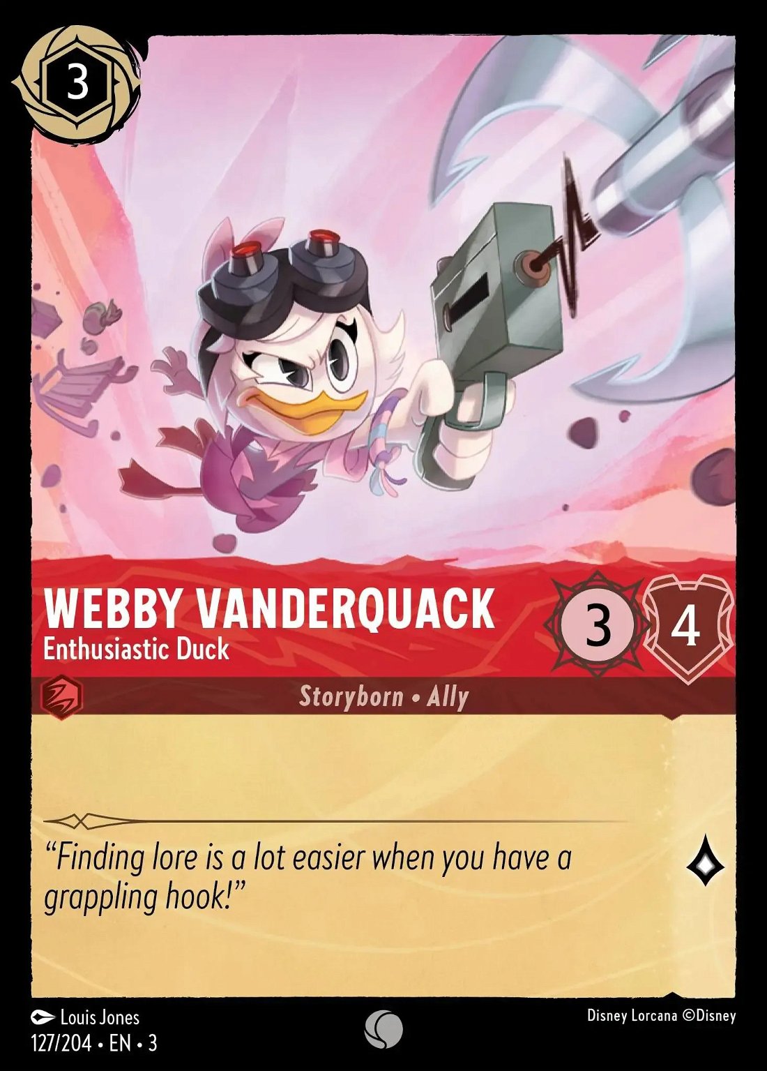 Webby Vanderquack - Enthusiastic Duck Crop image Wallpaper