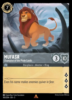 Mufasa - Campione delle Terre del Branco