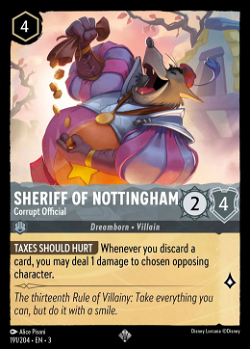 Sheriff de Nottingham - Oficial corrupto