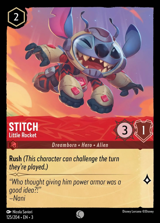 Stitch - Little Rocket Full hd image