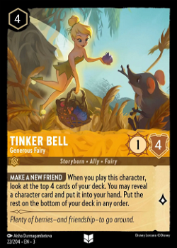 Tinker Bell - Fée généreuse