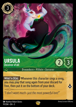 Ursula - Trompeuse de tous image